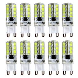 10pcs G9 Dimmable Light Bulb 72 4014 SMD LED Silicone Crysta