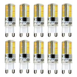 10pcs G9 Dimmable Light Bulb 72 4014 SMD LED Silicone Crysta