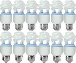 12 GE Reveal CFL 10 Watt Spiral Light Bulb with Medium Base,