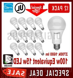 Maxlite 15w 1600 Lumens Soft White 2700k A19 E26 Dimmable !