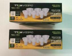 12 NIB  LED WARM WHITE DIMMABLE MR16 GU10 Flood Light 50W Bu