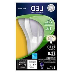 GE Lighting 13884 A19 A-Line Medium Base LED Light Bulb, 13 
