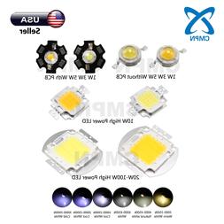 1W 3W 5W 10W 20W 30W 50W 100W Watt High Power SMD COB LED Ch
