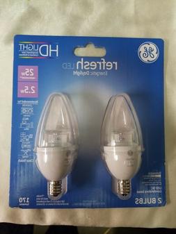 2 PK GE LED LIGHT BULBS