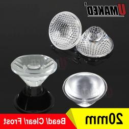 20mm 5 8 15 30 45 60 90 120 Degree PMMA Clear/<font><b>frost