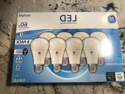 3x 8-pack Ge 9w Led Light Bulbs 60w Watt Daylight White A19 