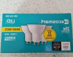Led 35w Gu10 Dimmable Led Bright White 22 Yrs Free Ship