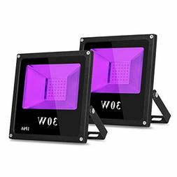 30W UV Black Light Flood Light Bulb TOPLANET 2 Pack Flood Li