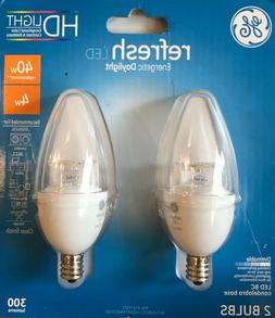 Daylight Clear 40w/4w Candelabra B11 Dimmable Blunt Tip