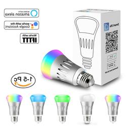 WiFi Smart Light Bulb Dimmable Switch LED E27 Lamp For Googl