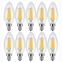 5 x 10 x E12 Bulb LED Dimmable Light Candelabr COB Filament 