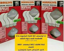 BOX OF 48 SYLVANIA 50006 72A/HAL/SSW/4 120V   A19 MEDIUM BAS