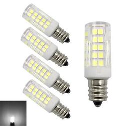 5pcs E12 Candelabra C7 LED bulb 64Led Ceramics Light 6W 110V