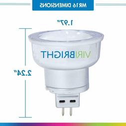6 MR16 GU5.3 LED Light Bulbs, Viribright 4.2W 35W Equivalent
