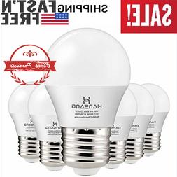 6 Pack A15 LED Bulb Light 6 Watt ,E26 Standard Base,5000K Da