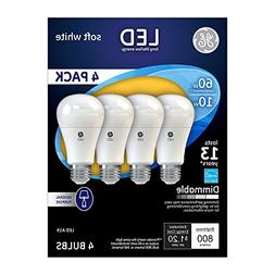 GE Lighting 67615 Dimmable LED A19 Light Bulb with Medium Ba