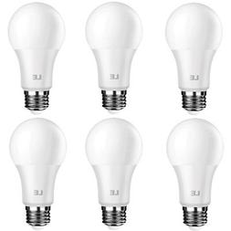 6pcs A19 Dimmable LED Bulb, 8.5W  Light Bulbs, 800lm, 5000K