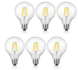 Globe Light Edison G25 Dimmable E26 4w 2700k Warm White Fila