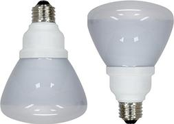 GE 72984 Compact Fluorescent Bulb, 15 Watt, R30 Reflector, S