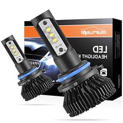 9006/HB4 LED Headlight Bulbs, Marsauto M1 Series Low Beam He