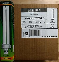 Case of 25 Greenlite 13W/TT/2P/41K Twin Tube Plug-In 2-Pin C