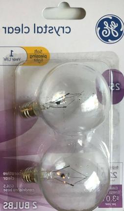 GE Lighting Crystal Clear 17722 25-Watt, 195-Lumen G16.5 Lig