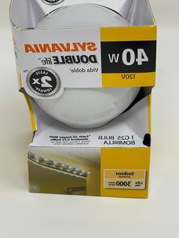 Sylvania Double Life Light Bulbs, 40W 120V, 3000 Hours G25