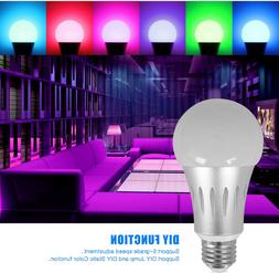 E27 15W LED Light Bulb Daily Night Lights Color Changing Hom
