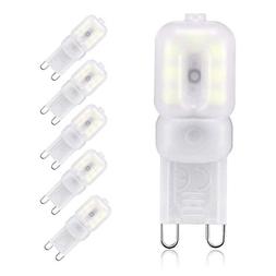 G9 LED Dimmable Light Bi-pin Base Daylight White 6000k 4W 40