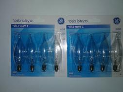Ge Decorative Bulb 60 W Clear Pack / 4