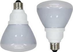 Ge Es Cfl R30 15 W 750 Lumens 2700 K Esr Box Of 2 White