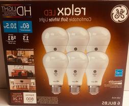 GE Relax High Definition LED Light Bulb 10.5-watt 2700K Comf
