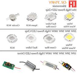 High Power 10W 20W 30W 50W 100W LED SMD Chip COB Lamp Driver
