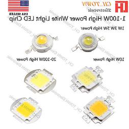 High Power 1W 3W 5W 10W 20W 30W 50W 100W White SMD LED COB C