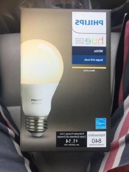 Philips Hue 455295 Warm White A19 Single LED Bulb Alexa Comp