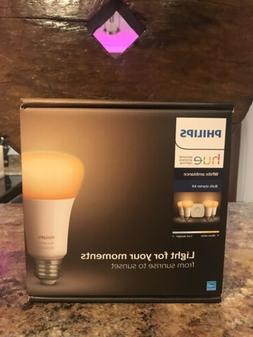 Hue White Ambiance Starter Kit 4 Pack A-line Shape Dimmable 