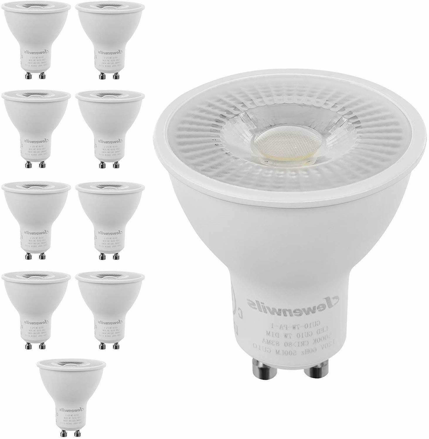 DEWENWILS 10-Pack GU10 LED Dimmable Bulb Daylight Track Ligh