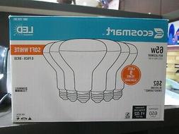 Ecosmart LED 65W Soft White BR30 6 pack Light Bulbs