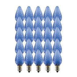 Aurio Lighting LED C7 Christmas Light Bulbs, E12, .35-1.2W, 
