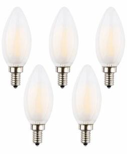 Led Filament Dimmable Light Bulb 5 Pack Torpedo Tip 2700k E2
