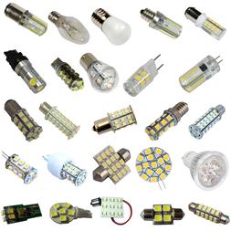 Ba15d Ba15s Bay15d E12 E14 E17 G4 G8 G9 T10 T20 T25 Base