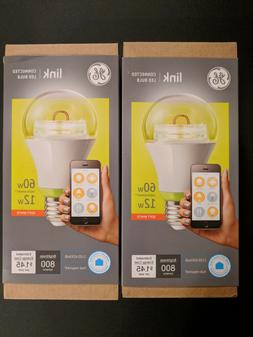 GE Link Smart LED Light Bulb, A19 Soft White , 60-Watt Equiv