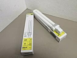 LOT OF 2 - LUMAPRO 2CEL6 13W 2 Pin GX23  Plug-In Fluorescent