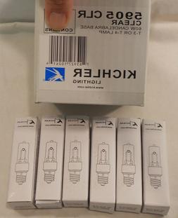 Lot of 6 Kichler Lighting 5905CLR Replacement Bulb   Clear F