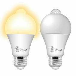 2 Pack Motion Sensor Light Bulb, UL Listed 10W  LED Light Bu