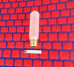 PICTURE light BULB 25T10 tube lite 25 watt FROST 25w tubular