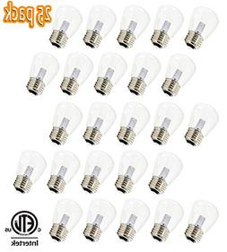 In Outdoor String Lights -120v E26 Medium Base 25 Pack &ndash; W