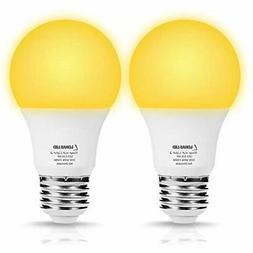 Sleep Aid Light Bulbs, A19 LED Yellow No Blue Night Bulb, 6W
