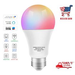 Smart LED Bulb WiFi Multicolor Light Bulb Compatible with Al