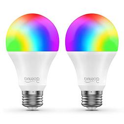 Smart WiFi LED Light Bulb A19 800Lm, Multi-Color, Dimmable, 